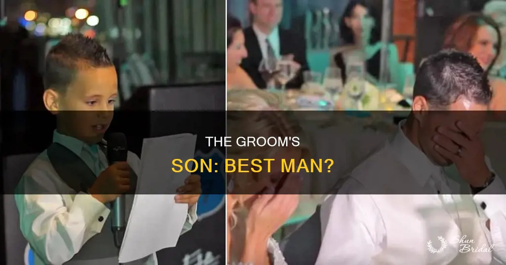 can your son be a best man at the wedding