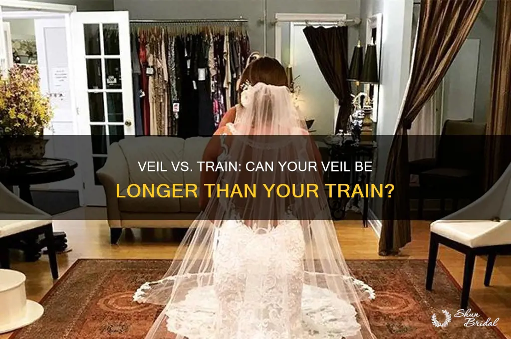 can your veil be longer than your train