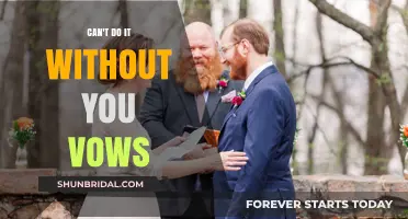 Heartfelt 'Can't Do It Without You' Vows for Your Wedding Day