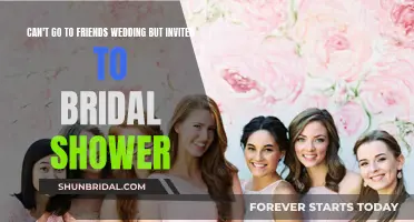 Bridal Shower Blues: When You Can't Attend the Wedding