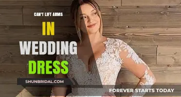 Wedding Dress Woes: Arms Stuck!