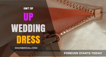 Wedding Dress Won't Zip? Here's What to Do