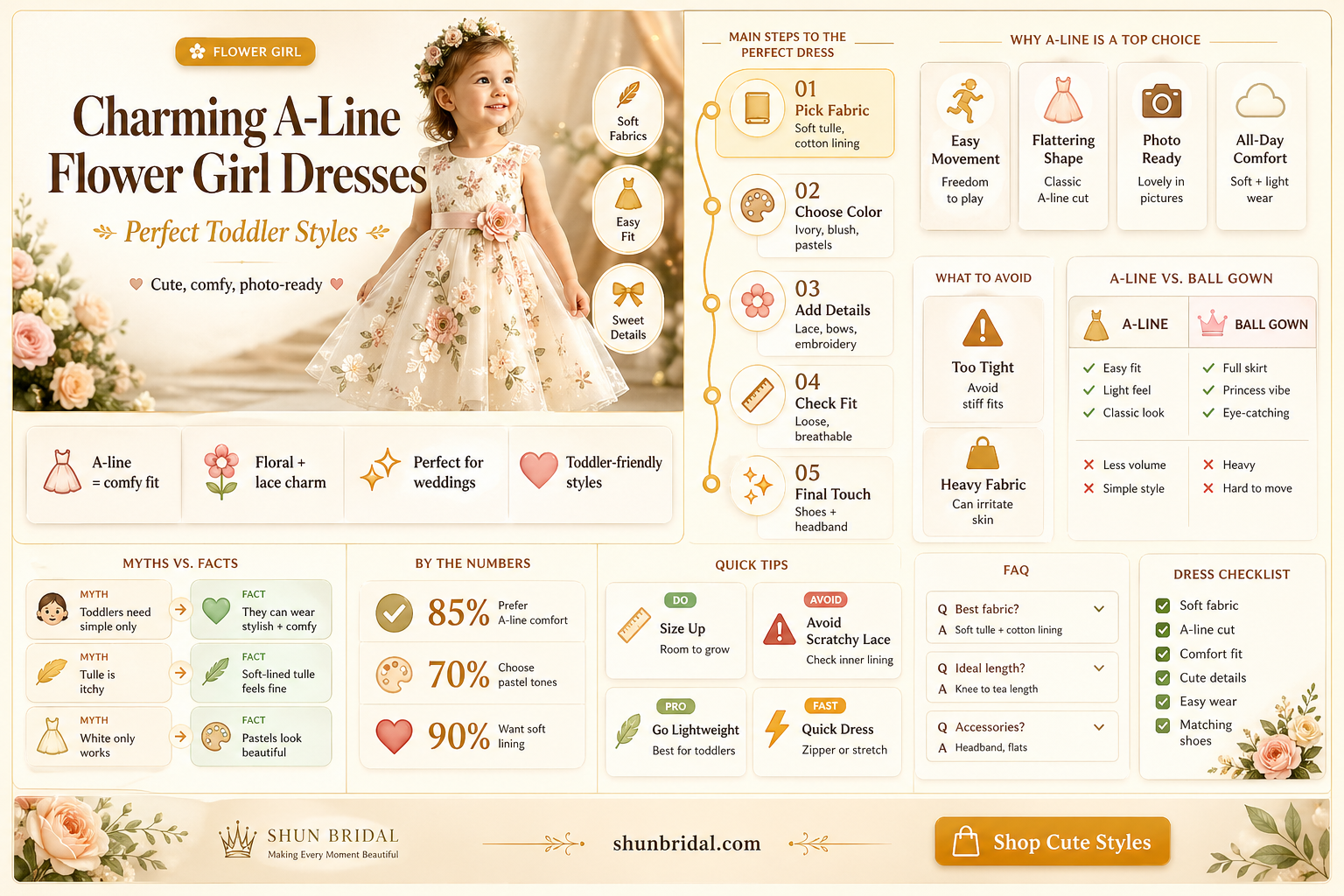 a-line flower girl dresses for toddlers