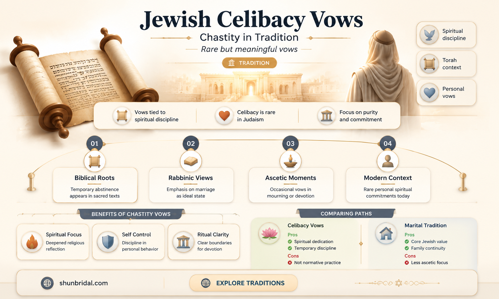 are there jews that take a vow of chasity