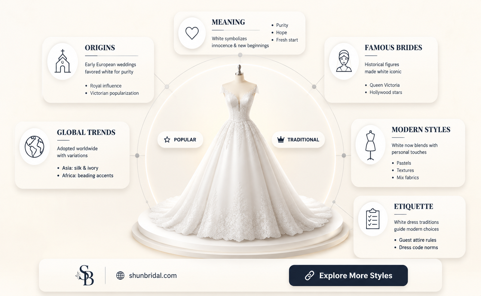 are christian wedding dresses white