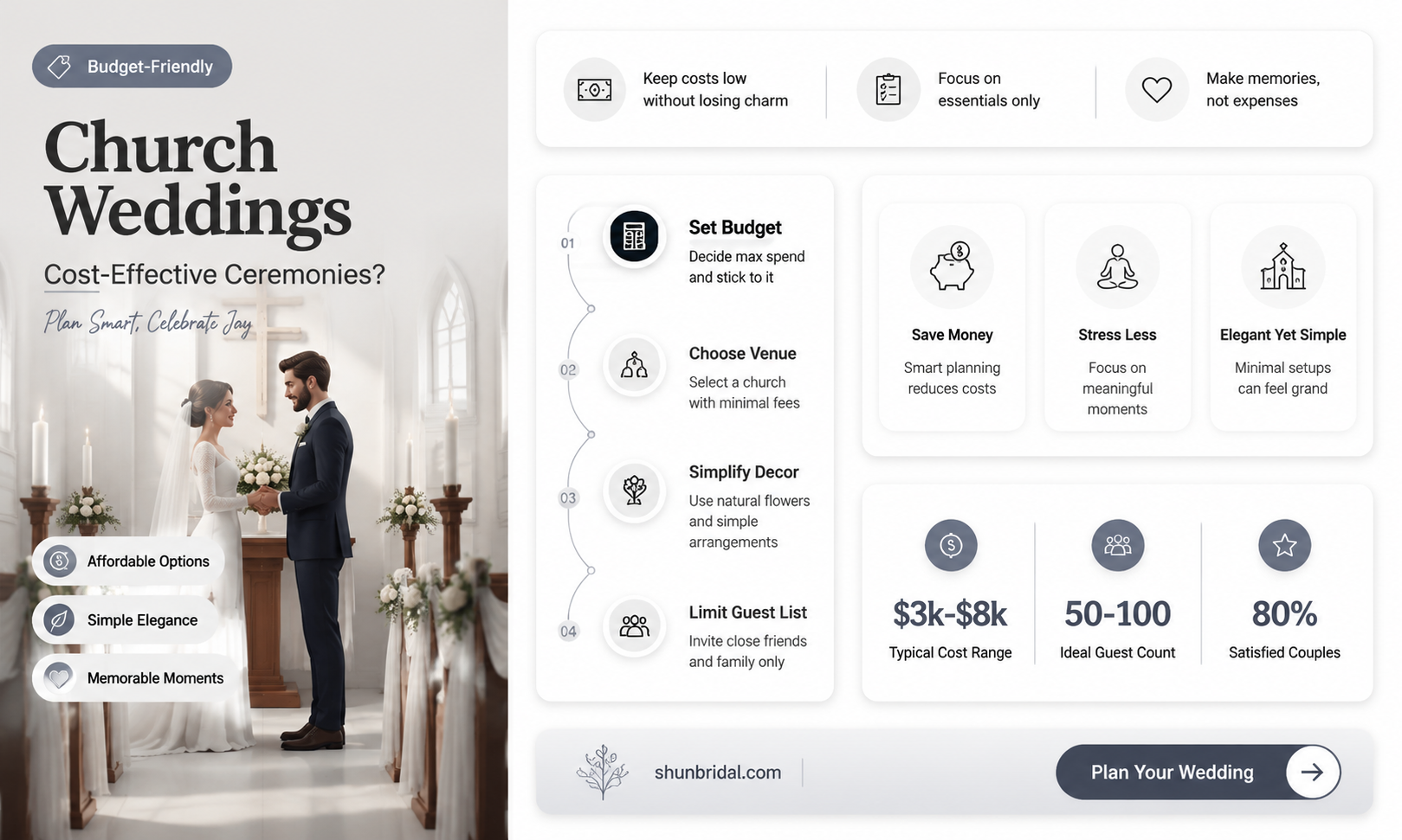 are church weddings cheaper