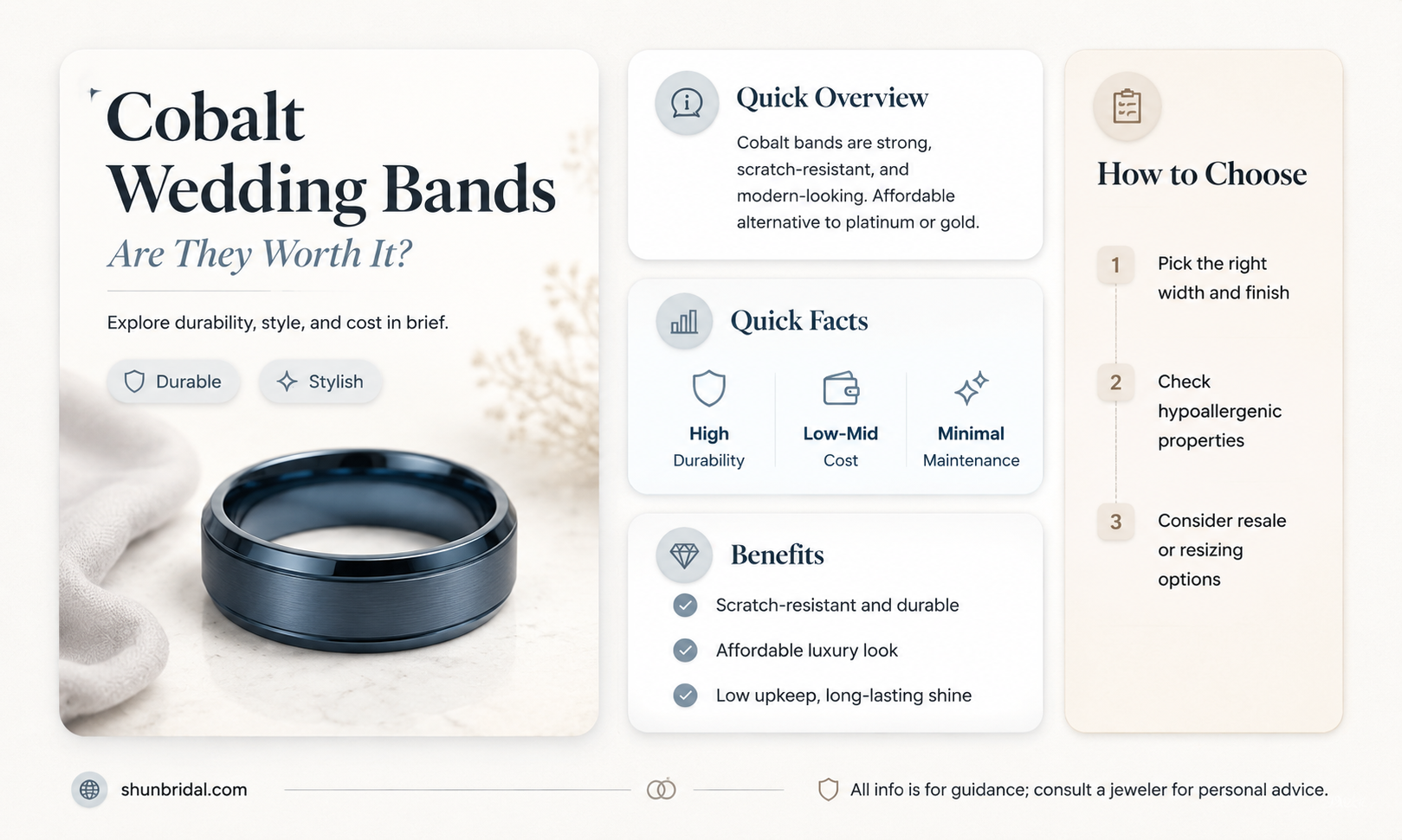 are cobalt wedding bands good