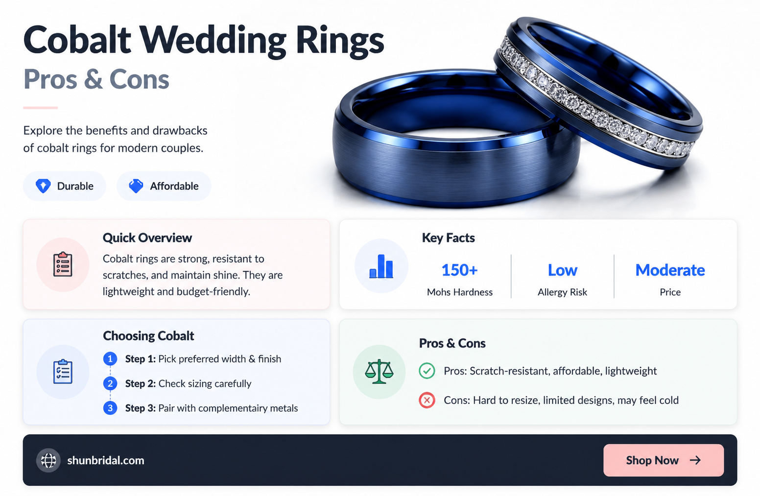 are cobalt wedding rings good