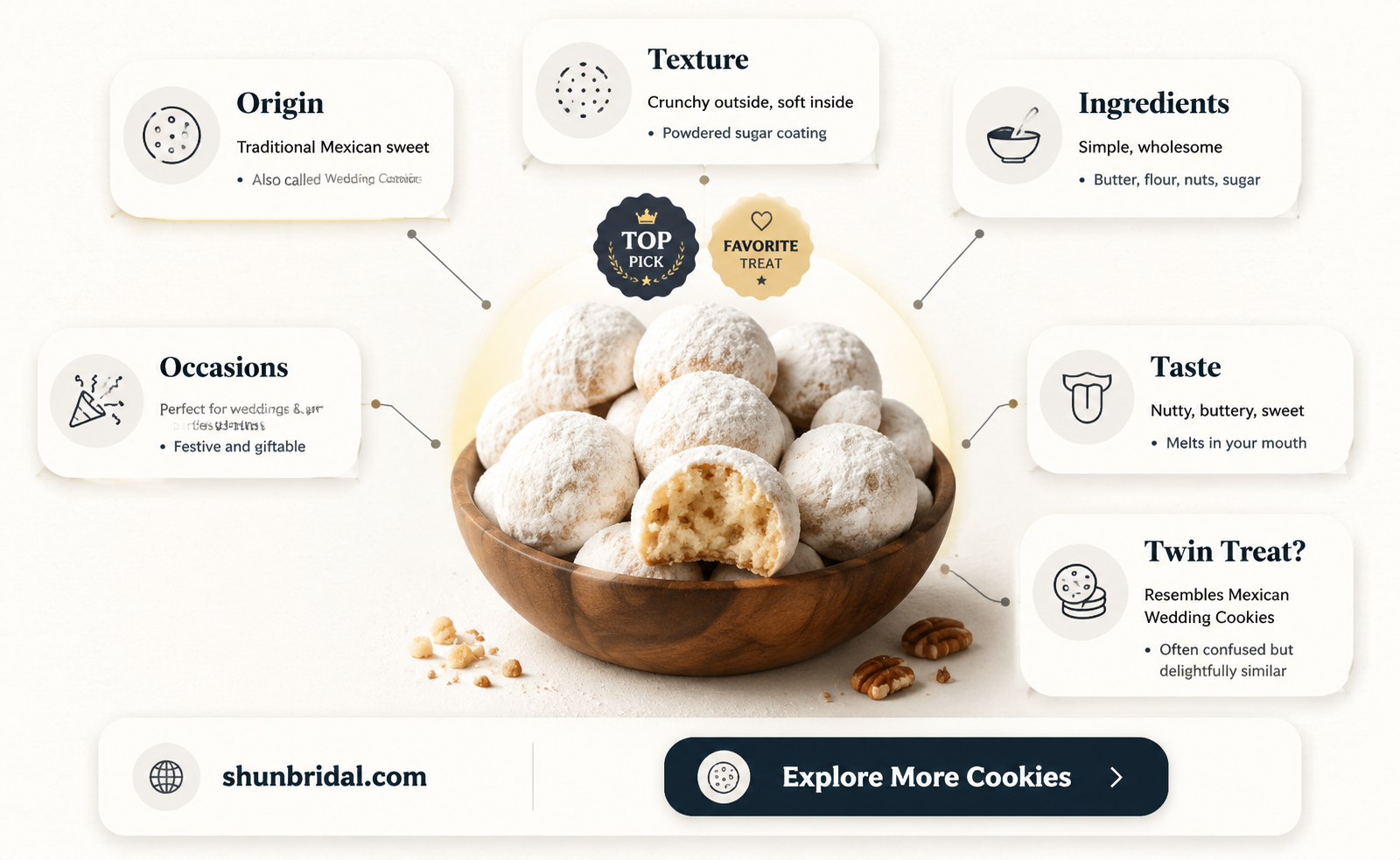 are cocoon cookies and mexican wedding cookies the same
