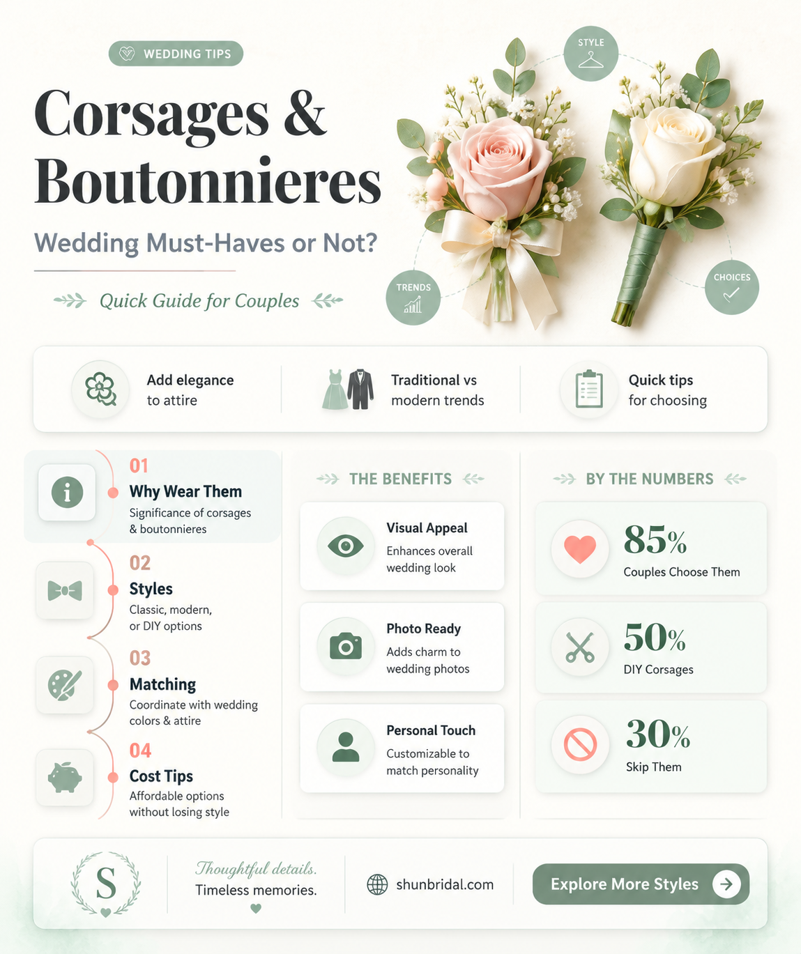 are corsages necessary for wedding