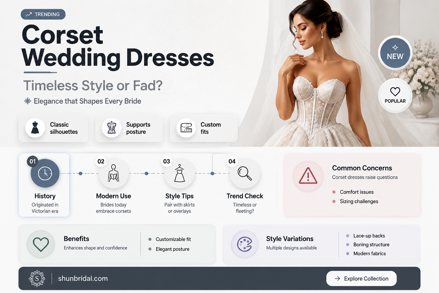 are corset wedding dresses in style
