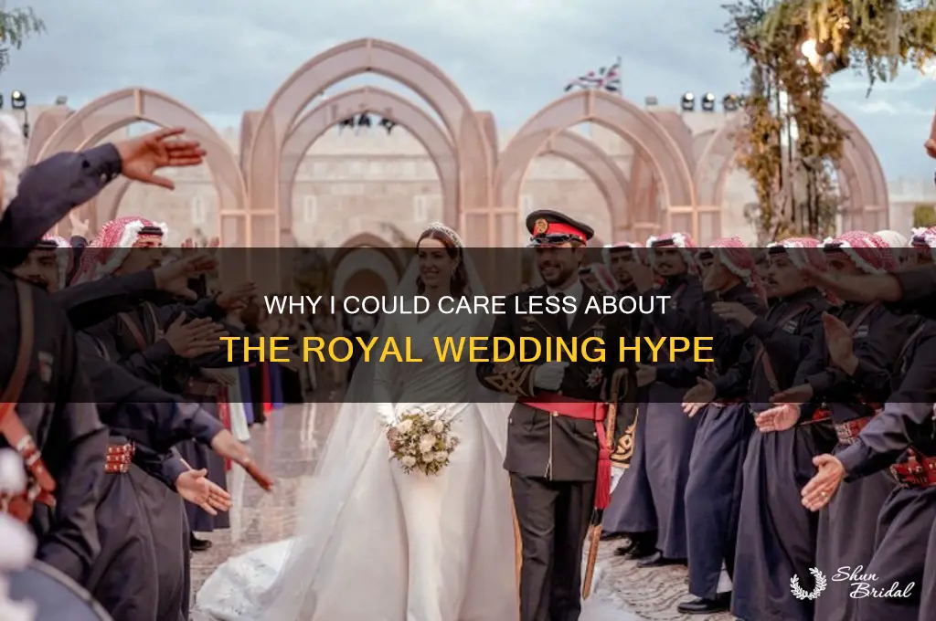 could care less about royal wedding