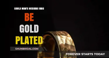 The Golden Question: Can Men's Wedding Rings Be Gold Plated?