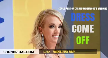 Carrie Underwood's Wedding Dress: Detachable Skirt Surprise