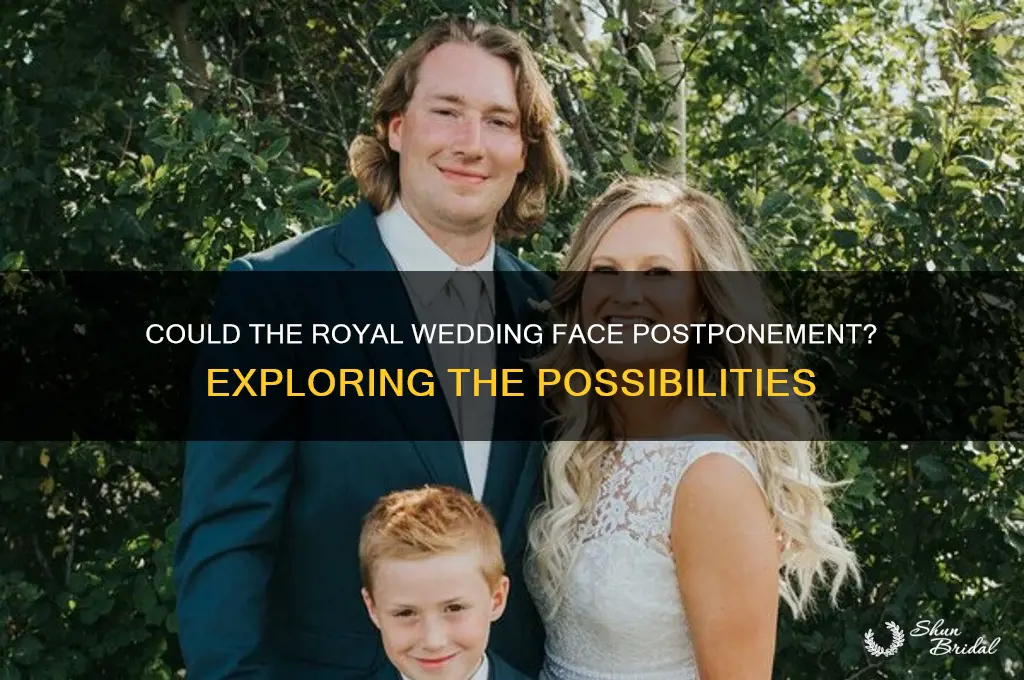 could royal wedding be postponed