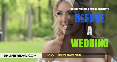 Spray Tan Before Wedding: Is 2 Days Enough for Flawless Results?