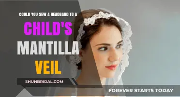 Sewing a Headband to a Child's Mantilla Veil: A DIY Guide