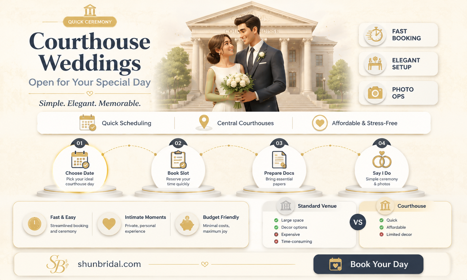are courthouses open for weddings
