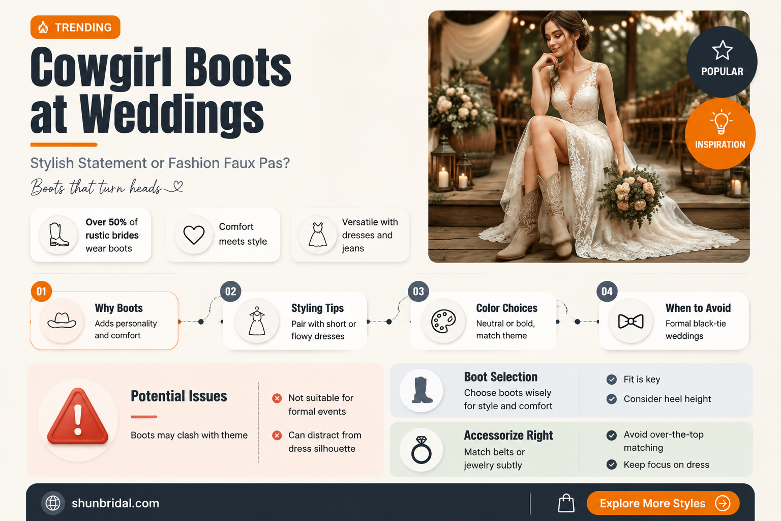 are cowgirl boots appropriate for wedding guests