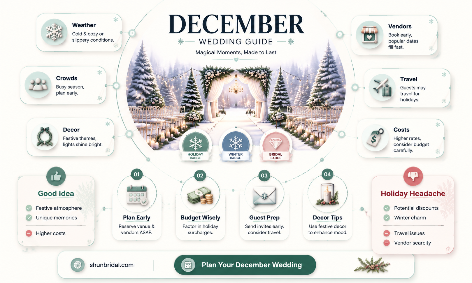 are december weddings a bad idea