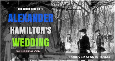 Aaron Burr's Absence: Did He Attend Hamilton's Wedding?