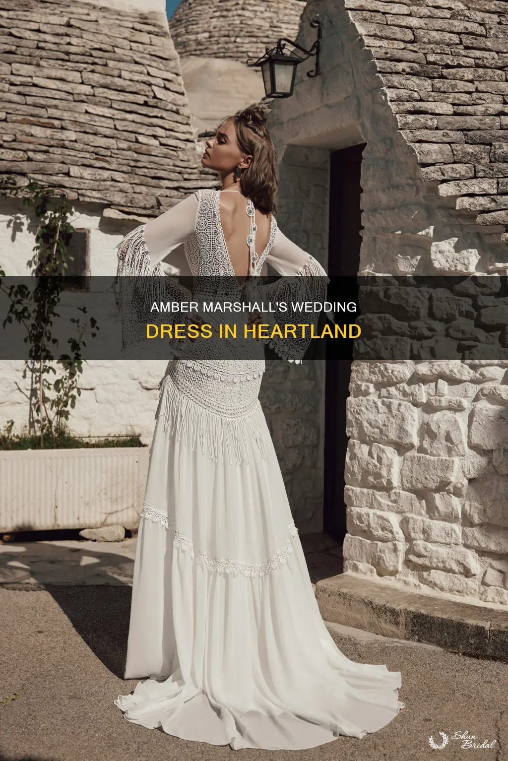 did amber marshall wear her wedding dress on heartland