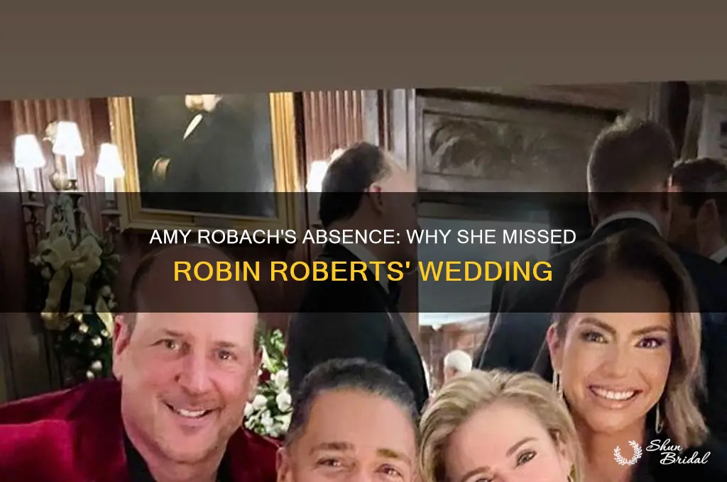 did amy robach go to robin roberts wedding
