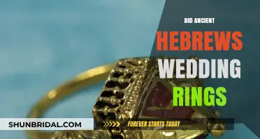 The Ancient Hebrews' Wedding Rings: A Symbol of Commitment