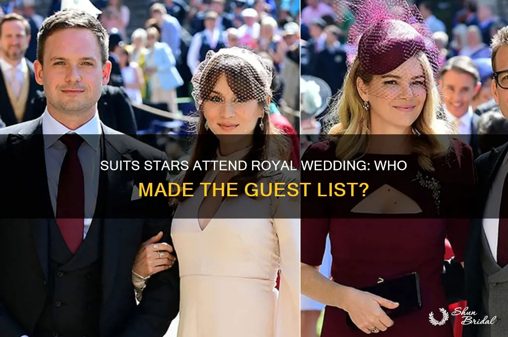 did and stars of suits go to the wedding