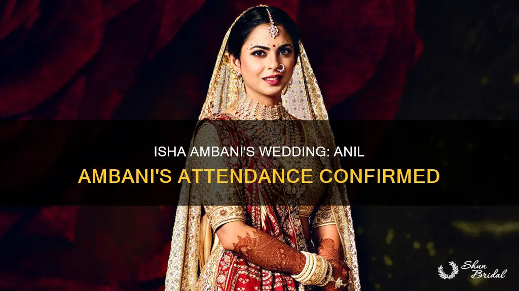 did anil ambani came to isha wedding