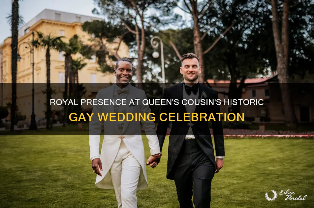 did any royal attend queens cousin gay wedding