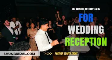 How to Plan a Wedding Reception Without a DJ