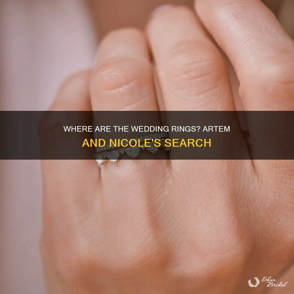 did artem and nicole find their wedding rings