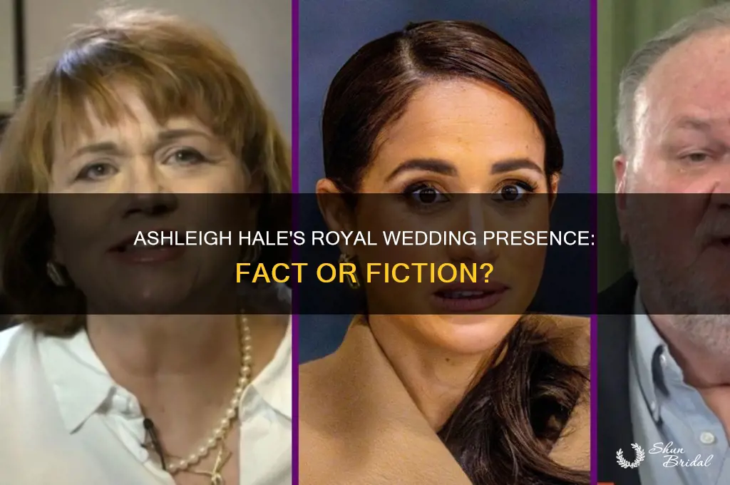 did ashleigh hale attend royal wedding
