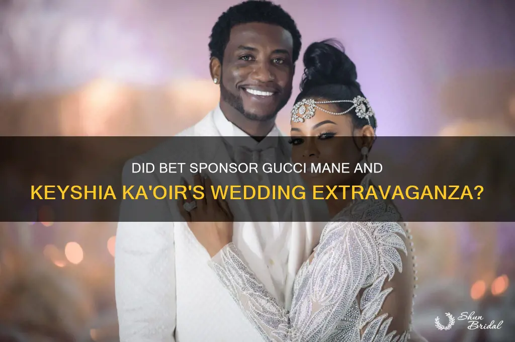did bet pay for gucci and keyshia ka oir wedding