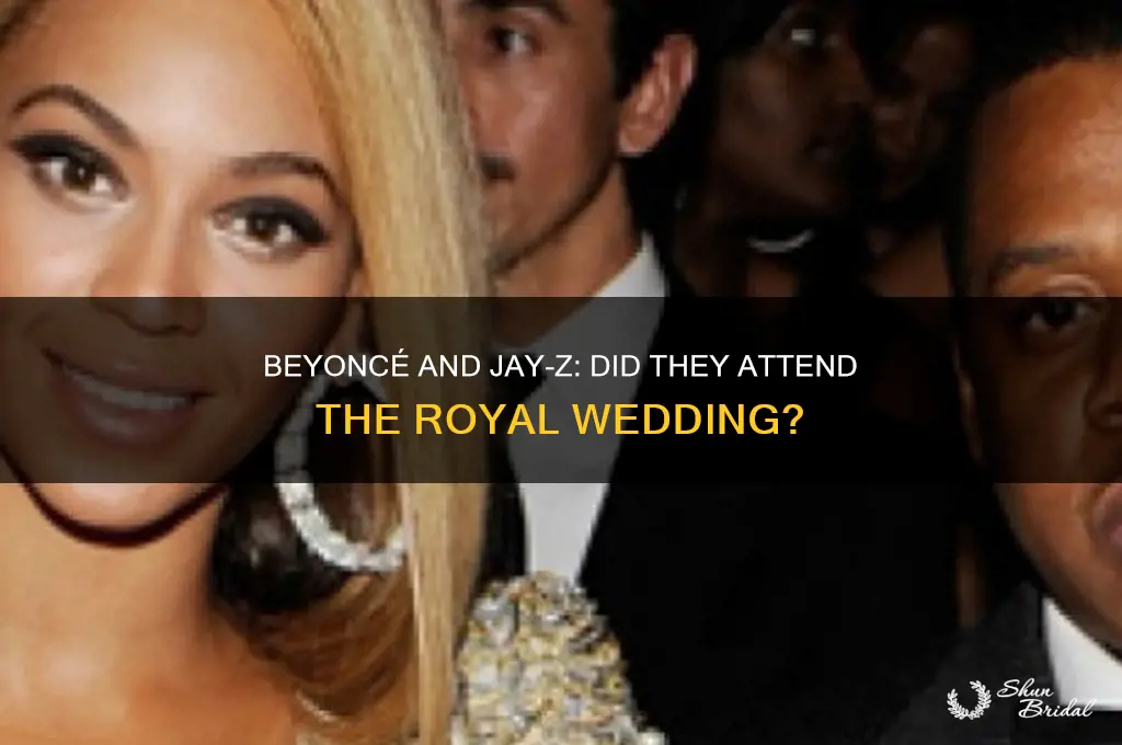 did beyonce amd jayz attend the royal wedding