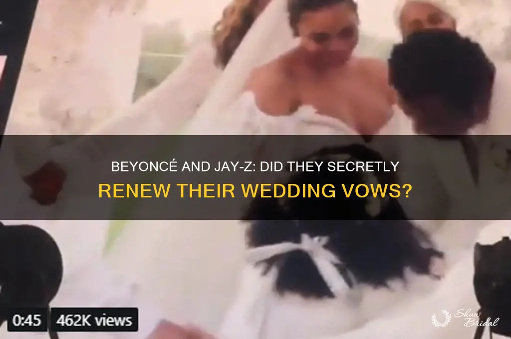 did beyonce renew her vows