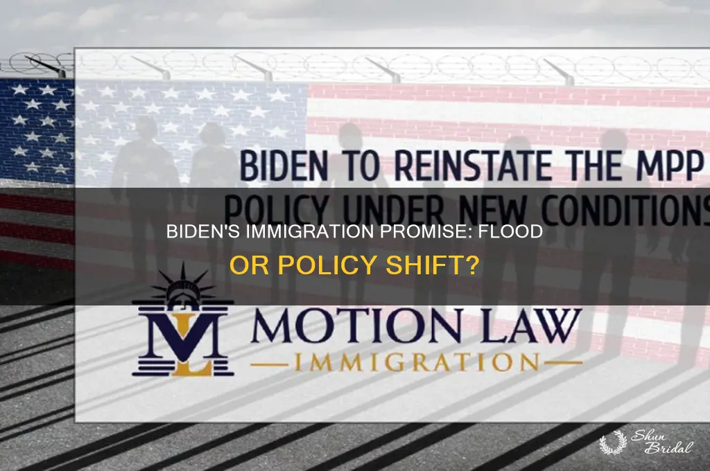 did biden vow flood of immigrants