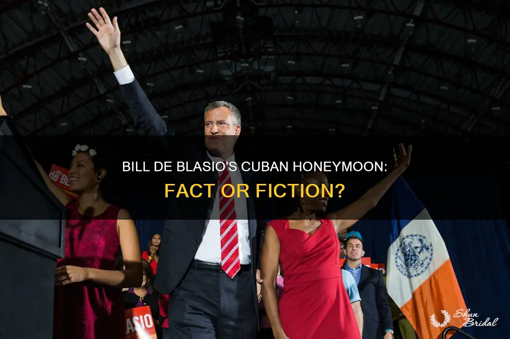 did bill deblasio honeymoon in cuba