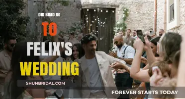 Did Brad Attend Felix's Wedding? Unraveling the Mystery