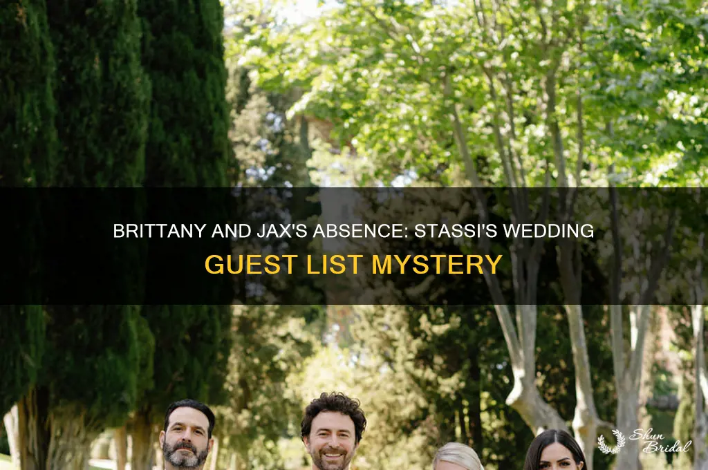 did brittany and jax go to stassi