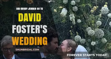 Brody Jenner's Absence at David Foster's Wedding: What Happened?