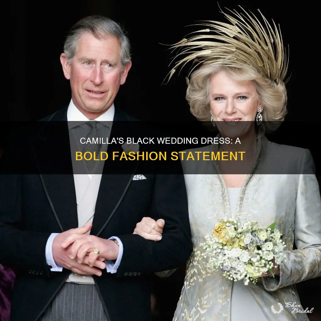 did camilla get her black wedding dress