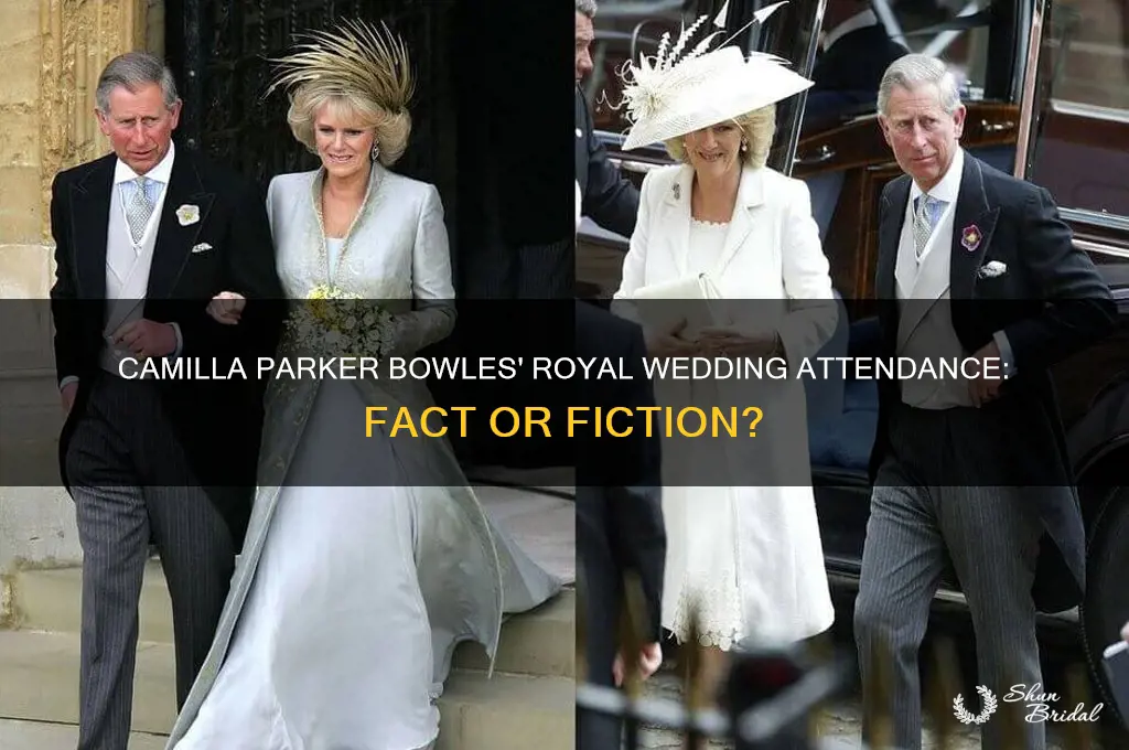 did camilla parker bowles go to wedding