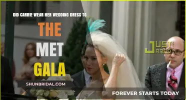 Carrie's Wedding Dress: Met Gala Showstopper?