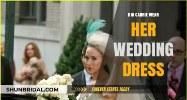 Carrie's Wedding Dress: Did She Wear It?