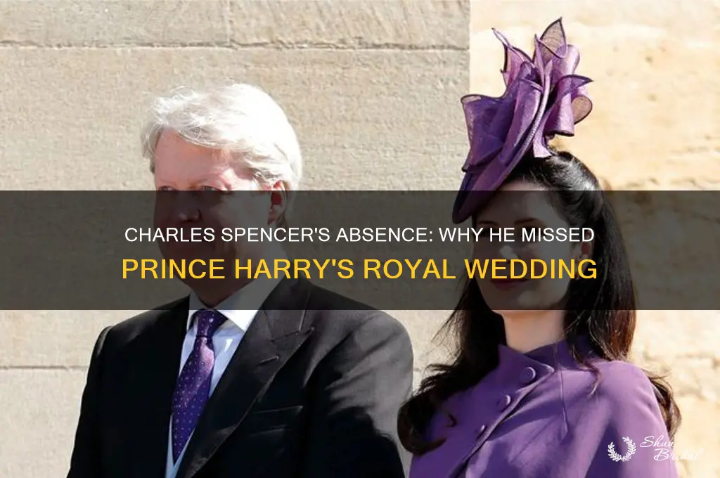 did charles spencer go to prince harry