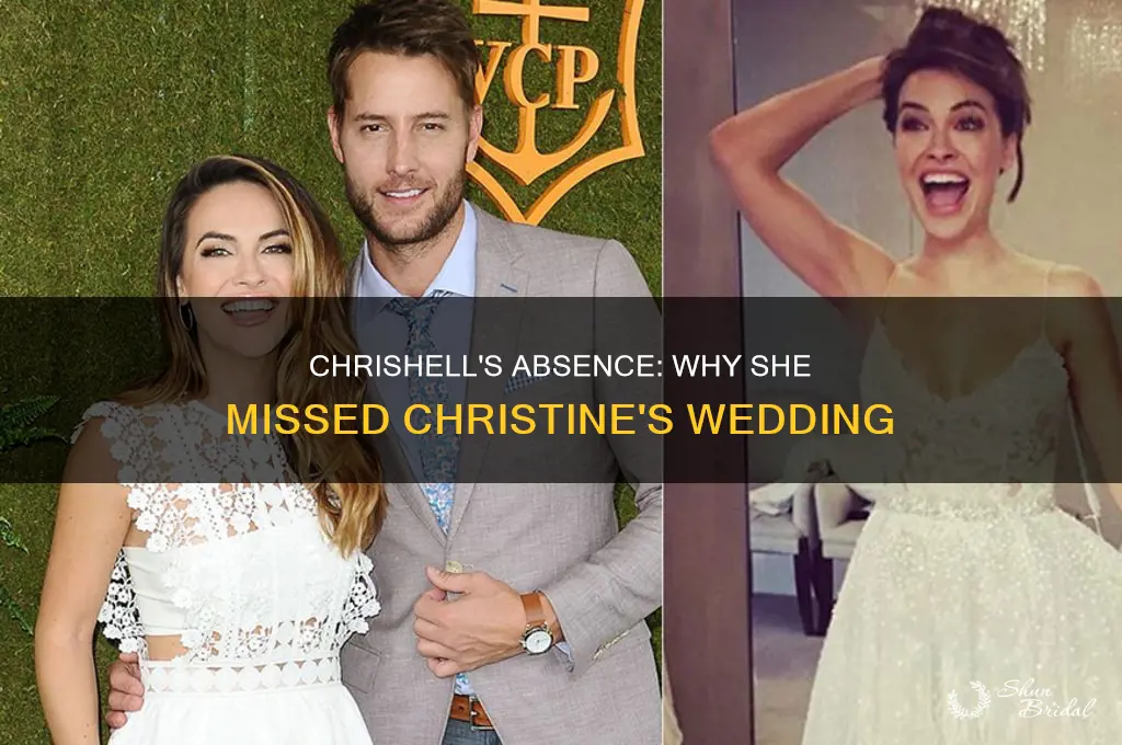 did chrishell go to christines wedding