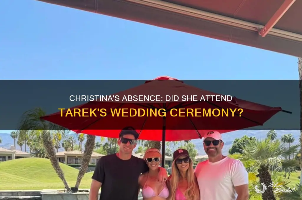 did christina go to tarek
