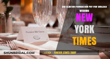 Clinton Foundation Funding Chelsea’s Wedding: New York Times Revelations